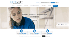 Desktop Screenshot of cepovett.com